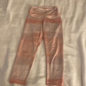 Light Pink Spandex Material Leggings